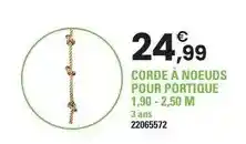 JouéClub Cap nature - corde à noeuds pour portique offre