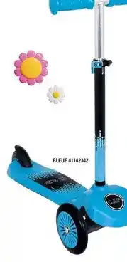JouéClub Cap loisirs - trottinette 3 roues bleue offre