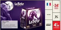 Intermarché Signal - bière blonde offre