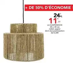Stokomani La suspension 25 x 30 cm offre