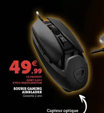 Super U Souris Gaming Airblader offre