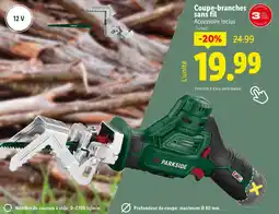 Lidl Coupe-branches sans fil offre