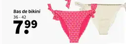 Wibra Bas de bikini 36-42 offre