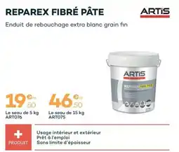 Zolpan ARTIS Reparex fibré pâte offre