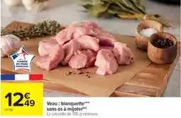 Cora Veau blanquette sans os à mijoter offre