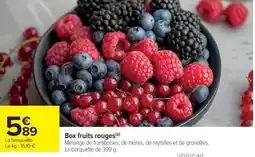 Cora Box fruits rouges offre