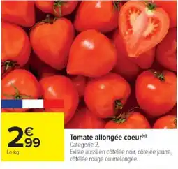 Cora Tomate allongée coeur offre