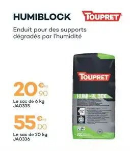 Zolpan TOUPRET Humiblock offre