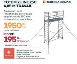 Zolpan Totem 2 line 250 4,85 m travail offre