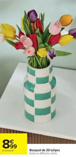 Cora Bouquet de 20 tulipes offre