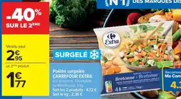 Cora Poêlée surgelée carrefour extra offre