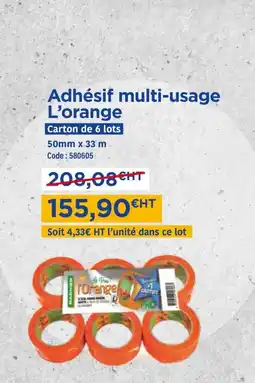 Samse Adhésif multi-usage L'orange offre
