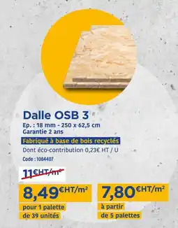 Samse Dalle OSB 3 offre