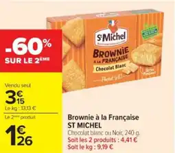 Cora Brownie à la française st michel offre