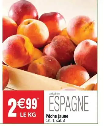 Cora x Carrefour Pêche jaune offre