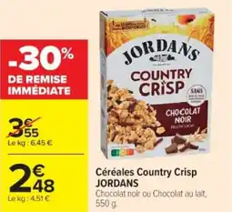 Cora Céréales country crisp jordans offre