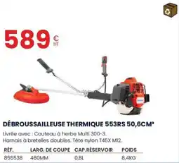 Au Forum du Bâtiment Débroussailleuse thermique 553rs 50,6cm³ offre
