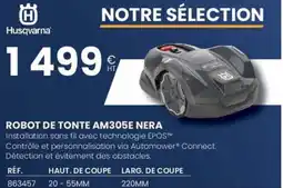 Au Forum du Bâtiment Robot de tonte am305e nera offre