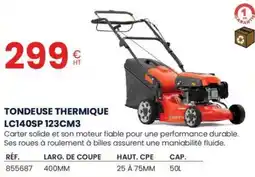 Au Forum du Bâtiment Tondeuse thermique lc140sp 123cm3 offre
