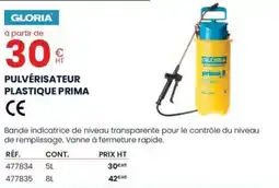Au Forum du Bâtiment GLORIA Pulvérisateur plastique prima offre