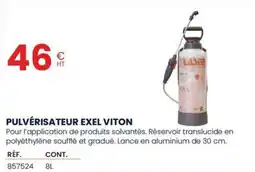 Au Forum du Bâtiment Pulvérisateur exel viton offre