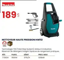 Au Forum du Bâtiment MAKITA Nettoyeur haute pression hw112 offre