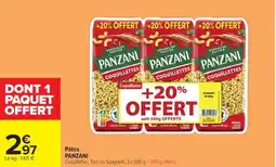Cora Pâtes panzani offre