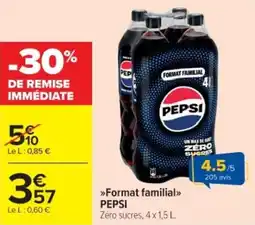 Cora Format familial pepsi offre