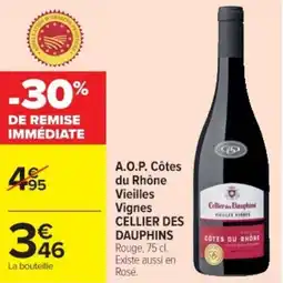 Cora A.o.p. côtes du rhône vieilles vignes cellier des dauphins offre