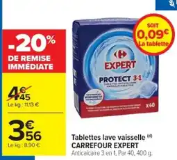 Cora Tablettes lave vaisselle carrefour expert offre