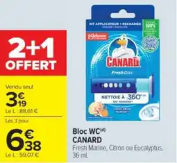 Cora Bloc wc canard offre