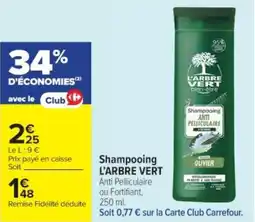 Cora Shampooing l'arbre vert offre