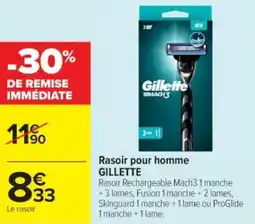 Cora Rasoir pour homme gillette offre