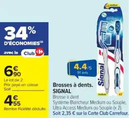 Cora Brosses à dents signal offre