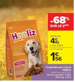 Cora Croquettes pour chiens hooliz offre