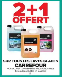 Cora Sur tous les laves glaces carrefour offre