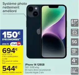 Cora iPhone 14 128GB offre