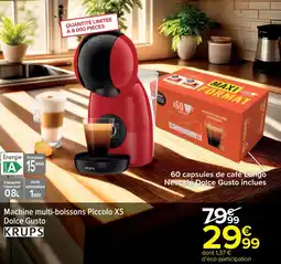 Cora Machine multi-boissons piccolo xs dolce gusto offre