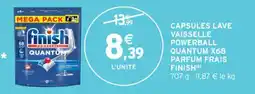 Intermarché Contact Capsules lave vaisselle powerball quantum x68 parfum frais offre