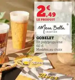 Hyper U Mesa bella - en polypropylène offre