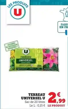Hyper U U - terreau niversel offre