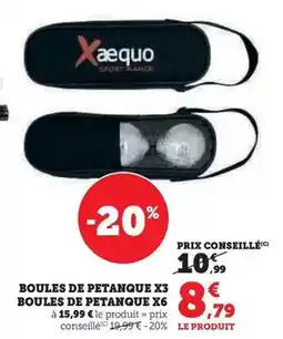 Hyper U Boules de petatique x3 boules de petatique x6 offre
