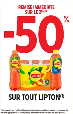 Intermarché Contact Sur tout lipton offre