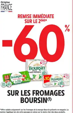 Intermarché Contact Sur les fromages boursin offre