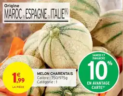 Intermarché Contact Melon charentais offre