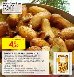 Intermarché Contact Pommes de terre grenaille offre