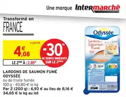 Intermarché Contact Lardons de saumon fumé odyssée offre