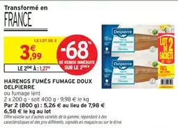Intermarché Contact Harengs fumés fumage doux delpierre offre