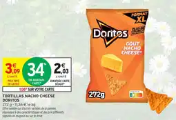 Intermarché Contact Tortillas nacho cheese doritos offre