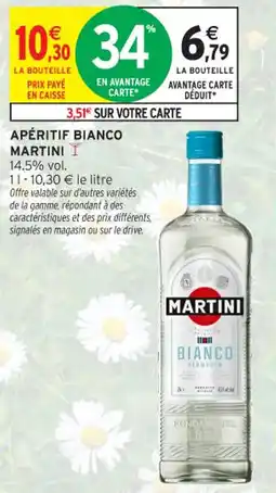 Intermarché Contact Apéritif bianco martini offre